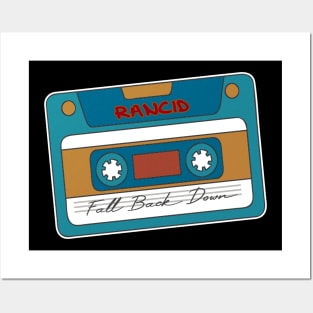 rancid fall back down cassette Posters and Art